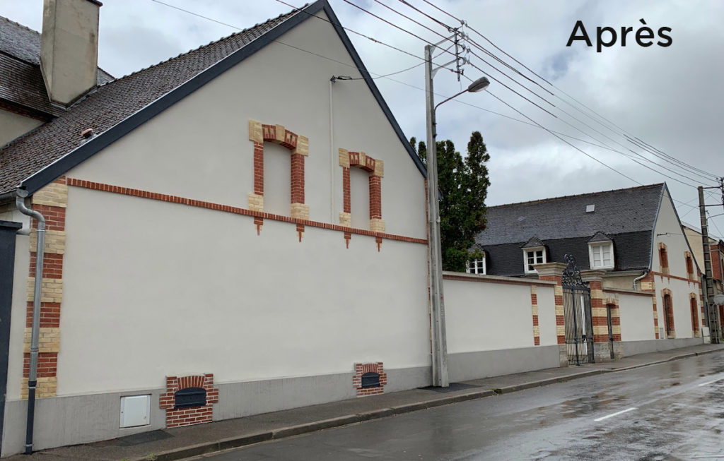 façade rénovée par Aisne Bâtiment à Dizy